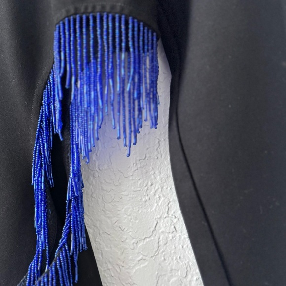 STAUD - Kirsten Womens Beaded Mini Mini Dress Women’s Med - Picture 3 of 8